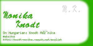 monika knodt business card